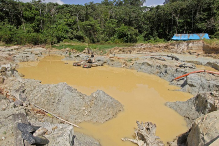 Mining damages, Amapá, Brazil