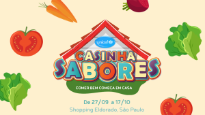 Casinha Sabores ensina criancas a comer bem