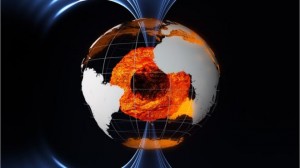 Polo Norte Magnetico da Terra migrando